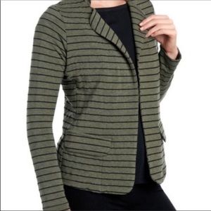 Anthropologie Dolan Left Coast Striped Open Blazer